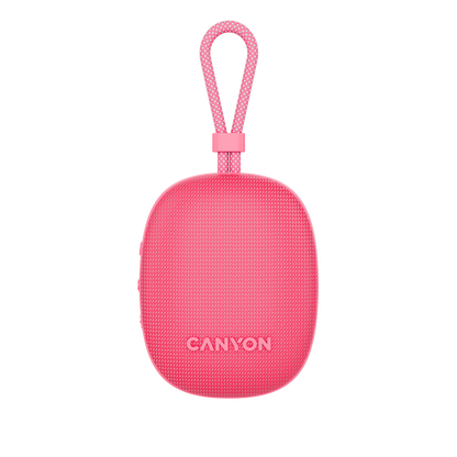 Portable Bluetooth Speaker 5W IPX7 TWS Canyon OnMove 12 pink