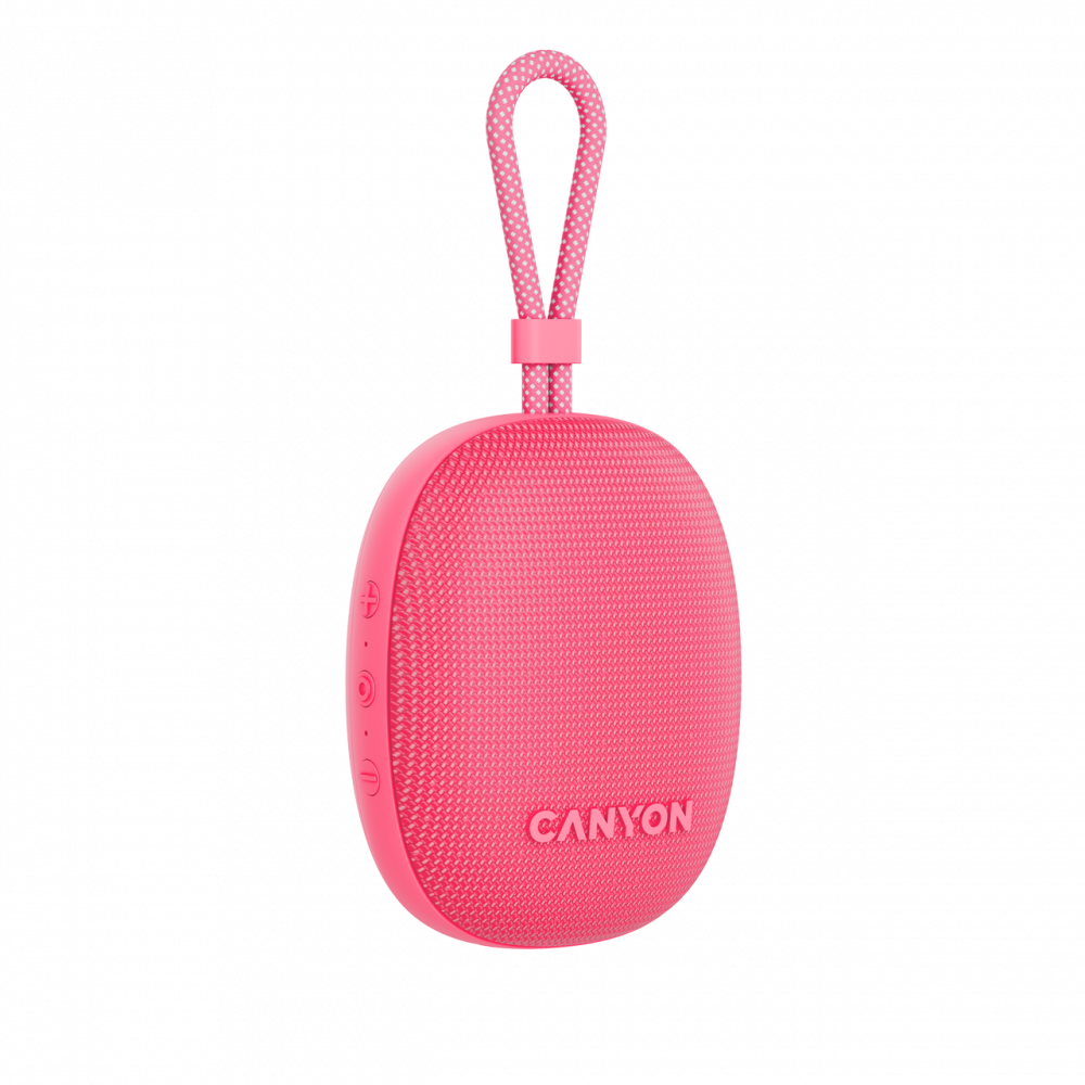 Portable Bluetooth Speaker 5W IPX7 TWS Canyon OnMove 12 pink