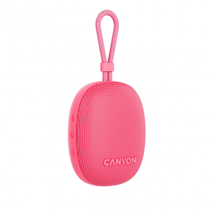 Portable Bluetooth Speaker 5W IPX7 TWS Canyon OnMove 12 pink