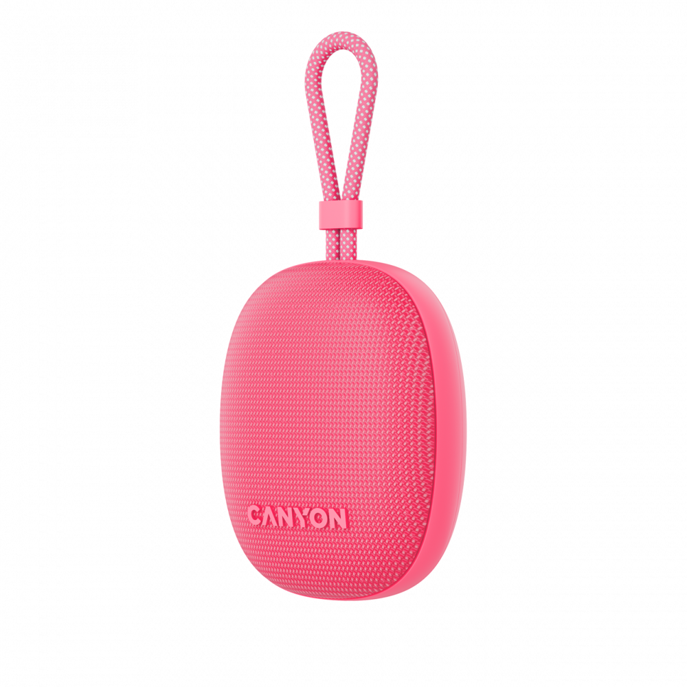 Portable Bluetooth Speaker 5W IPX7 TWS Canyon OnMove 12 pink