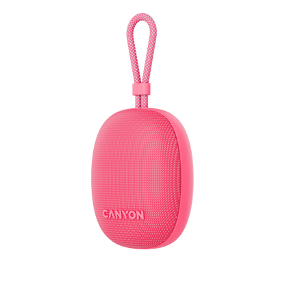 Portable Bluetooth Speaker 5W IPX7 TWS Canyon OnMove 12 pink