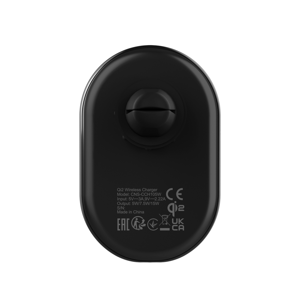 Canyon OnGrip 105 Black 15W Qi2 Magnetic Car Charger