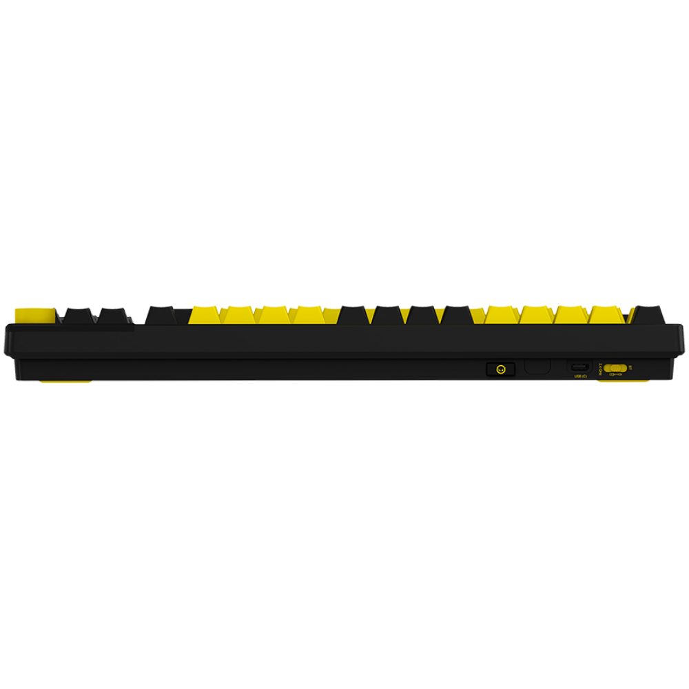 Kabellose TKL mechanische Gaming-Tastatur Lorgar Pro Schwarz Gelb