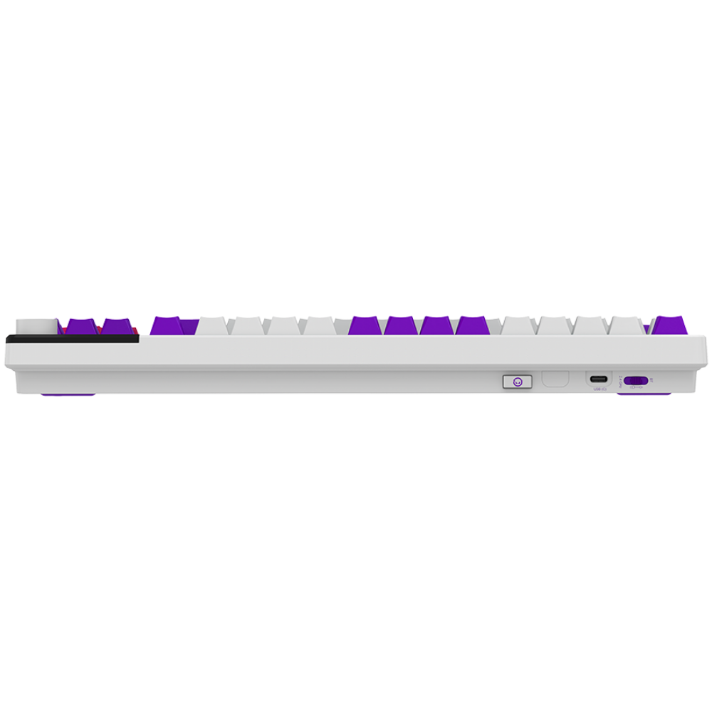 Kabellose mechanische TKL-Gaming-Tastatur Lorgar Pro weiß