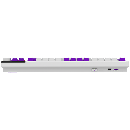 Kabellose mechanische TKL-Gaming-Tastatur Lorgar Pro weiß