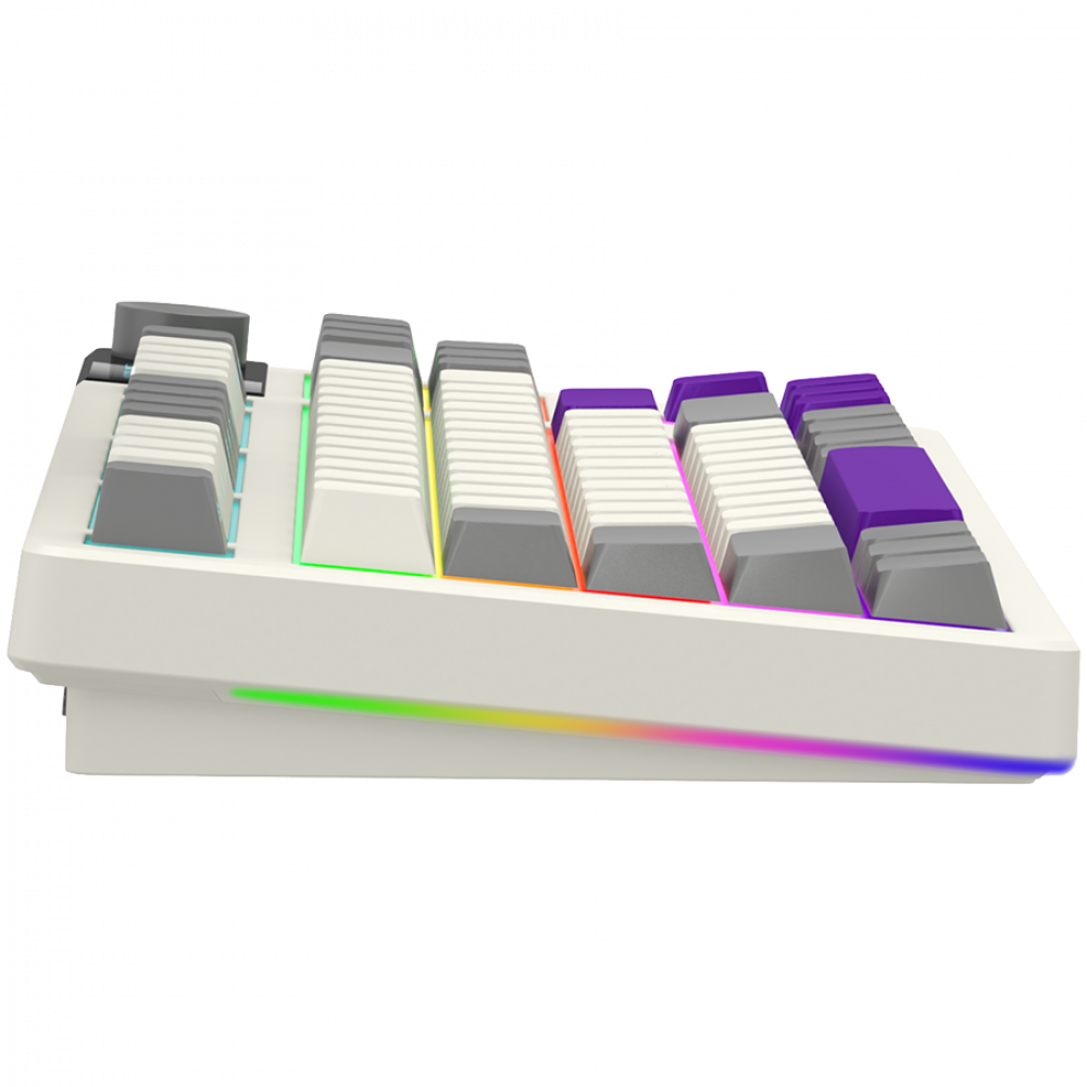 Lorgar Pro mechanische TKL Gaming-Tastatur kabellos beige