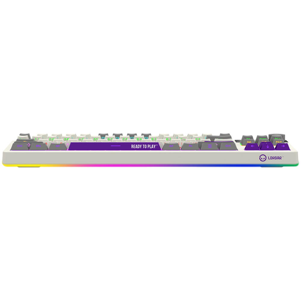 Lorgar Pro mechanische TKL Gaming-Tastatur kabellos beige