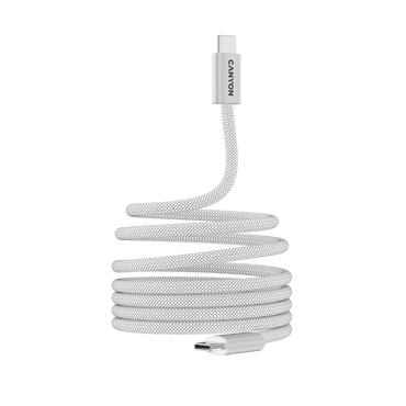 Magnetkabel OnWire 60MG USB-C - USB-C 60W 1m Canyon 60MG weiß