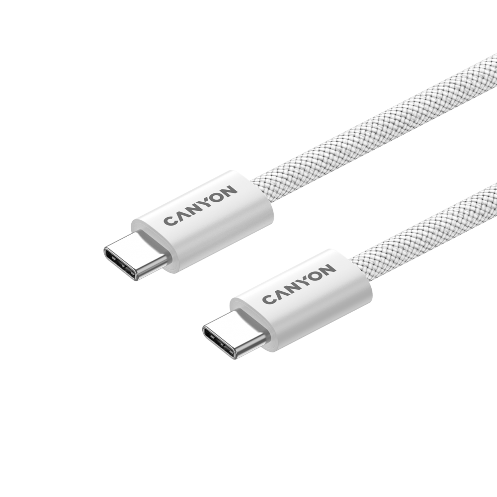 Kabel magnetyczny OnWire 60MG USB-C - USB-C 60W 1m Canyon 60MG biały