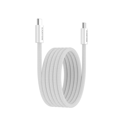 Kabel magnetyczny OnWire 60MG USB-C - USB-C 60W 1m Canyon 60MG biały