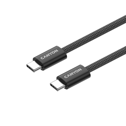 Magnetic cable OnWire 60MG USB-C - USB-C 60W 1m Canyon 60MG black