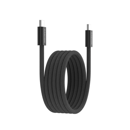 Magnetic cable OnWire 60MG USB-C - USB-C 60W 1m Canyon 60MG black