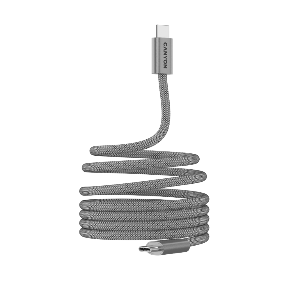 OnWire 60MG USB-C - USB-C 60W 1m Canyon 60MG Magnetic Cable gray