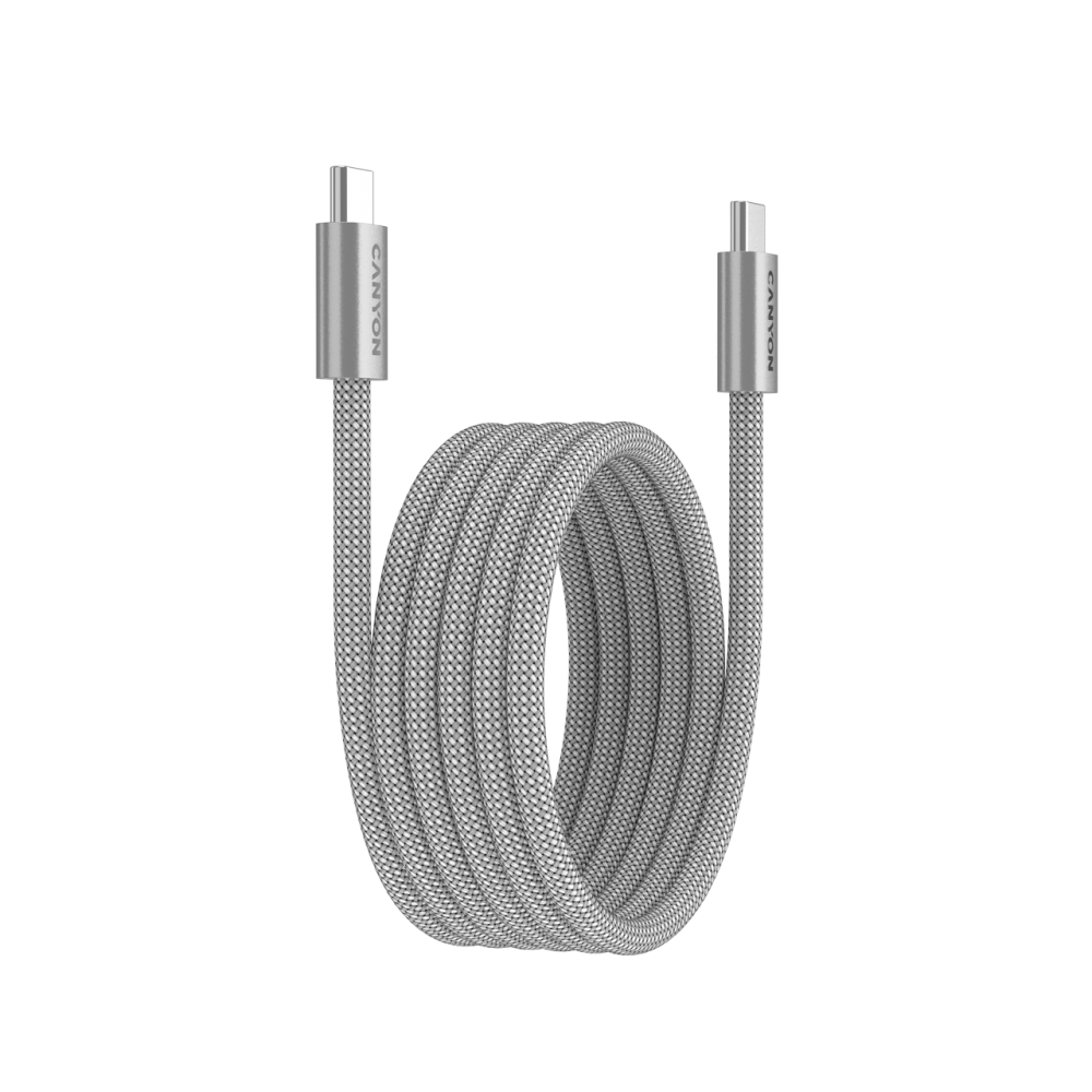 OnWire 60MG USB-C - USB-C 60W 1m Canyon 60MG Magnetic Cable gray