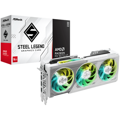 ASROCK AMD Radeon RX 9070 XT 16GB GDDR6 Graphics Card