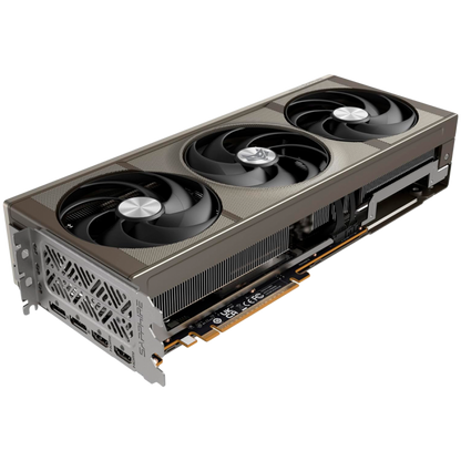 AMD Radeon RX 9070 GPU 16GB GDDR6 PCIe 5.0 Triple-Fan-Design