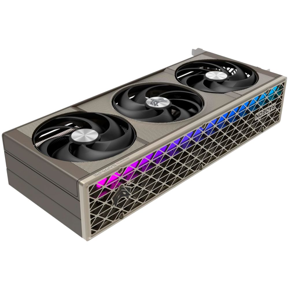 AMD Radeon RX 9070 GPU 16GB GDDR6 PCIe 5.0 Triple-Fan-Design