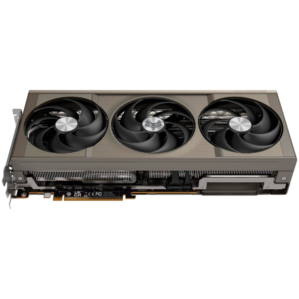 AMD Radeon RX 9070 GPU 16GB GDDR6 PCIe 5.0 Triple-Fan-Design