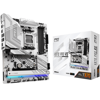 Motherboard ASROCK X870 Pro RS Socket AM5 DDR5 256 GB ATX