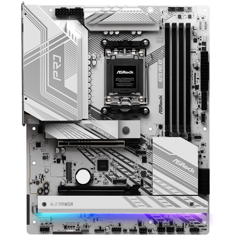 Motherboard ASROCK X870 Pro RS Socket AM5 DDR5 256 GB ATX