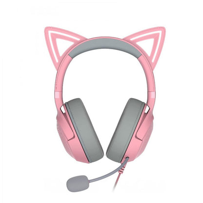 RAZER Kraken Kitty V2 Gaming-Headset, Pink