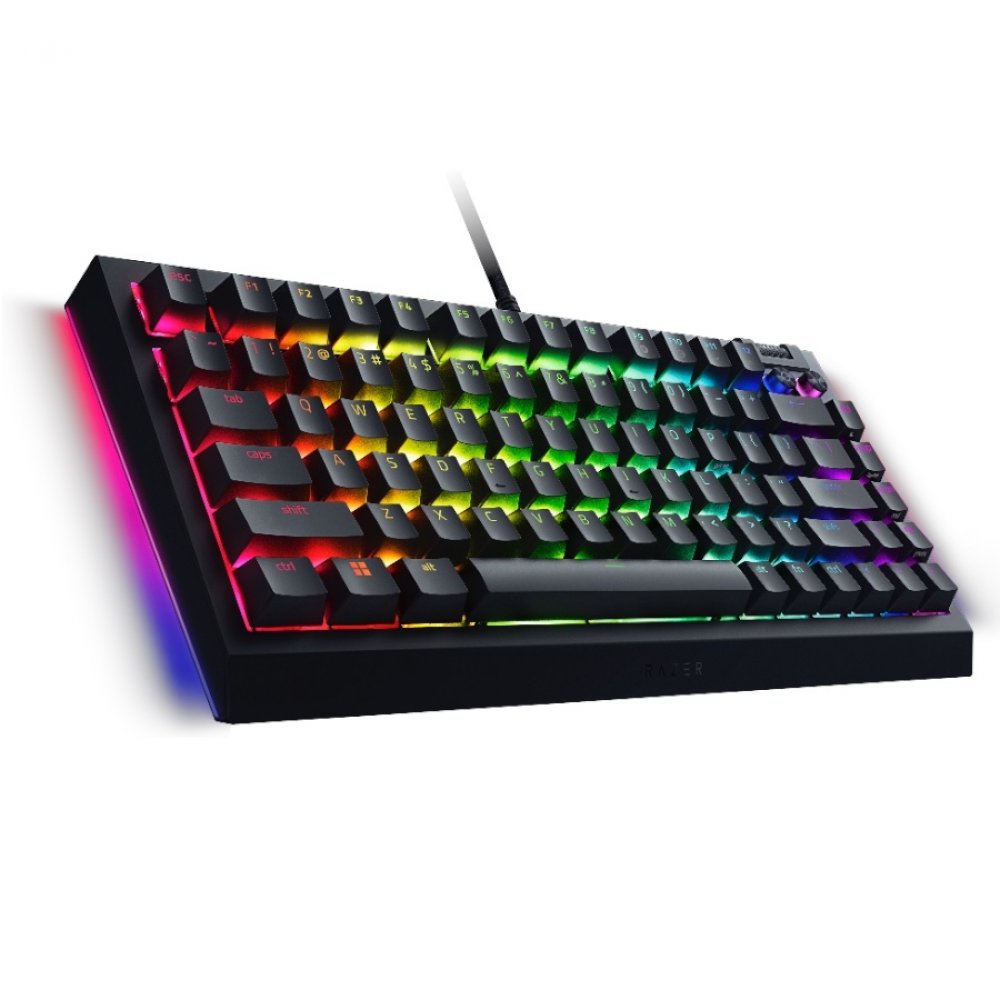 Razer BlackWidow V4 75% Gaming Keyboard US Layout Chroma RGB Hot swappable