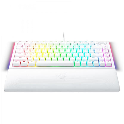 RAZER Klawiatura Gamingowa Przewodowa BlackWidow V4 75% Biała US