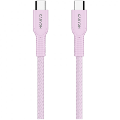 OnWire 60W USB-C zu USB-C Kabel 1m geflochten pink Canyon 60CL