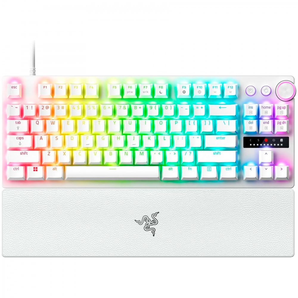 RAZER Huntsman V3 Pro Tenkeyless Gaming Keyboard with RGB Backlighting White