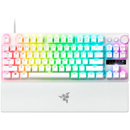 RAZER Huntsman V3 Pro Tenkeyless Gaming Keyboard with RGB Backlighting White