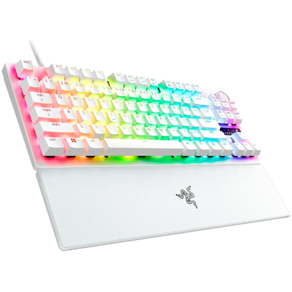 RAZER Huntsman V3 Pro Tenkeyless Gaming Keyboard with RGB Backlighting White