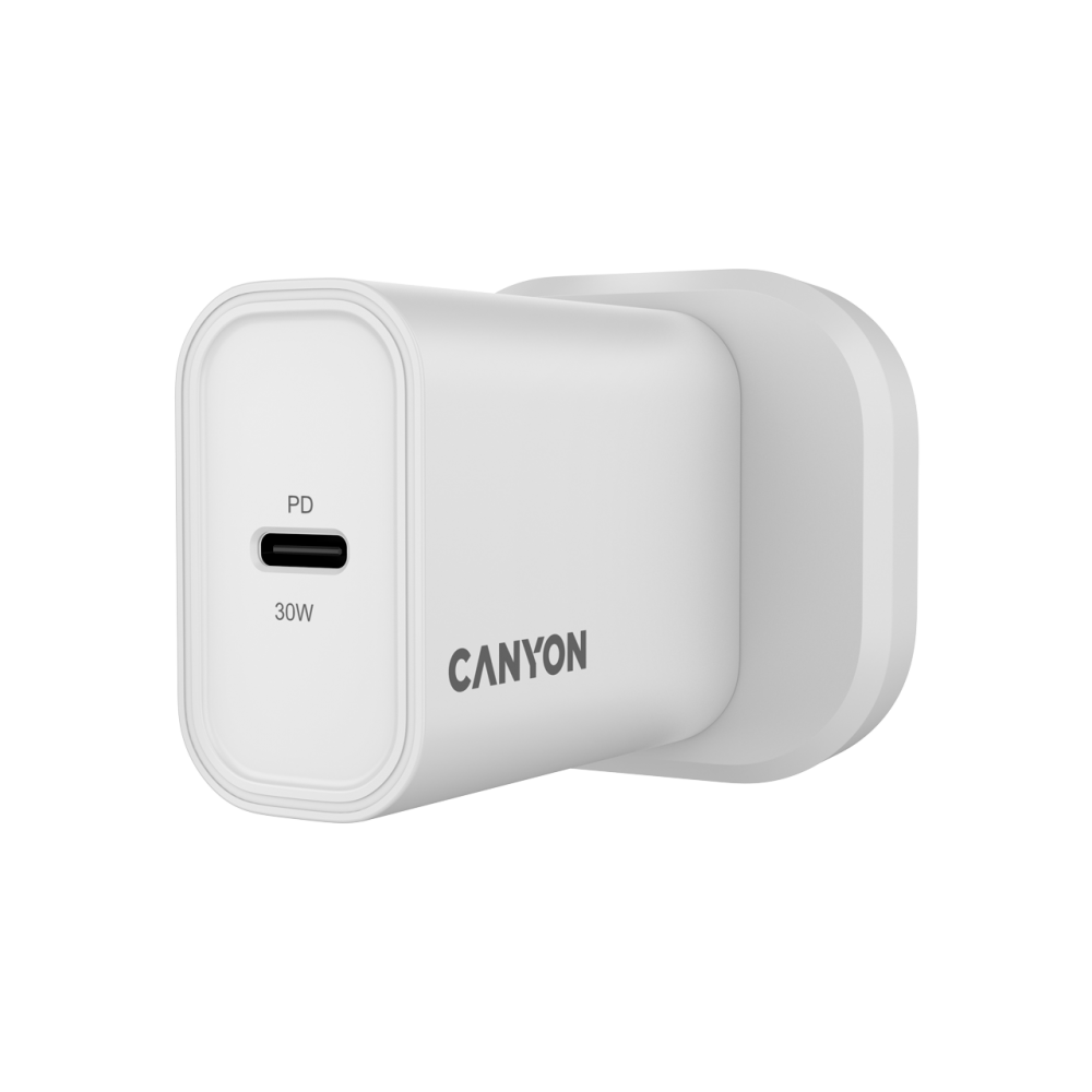 Charger 30W 1xPD Canyon 30CL for mobile devices white