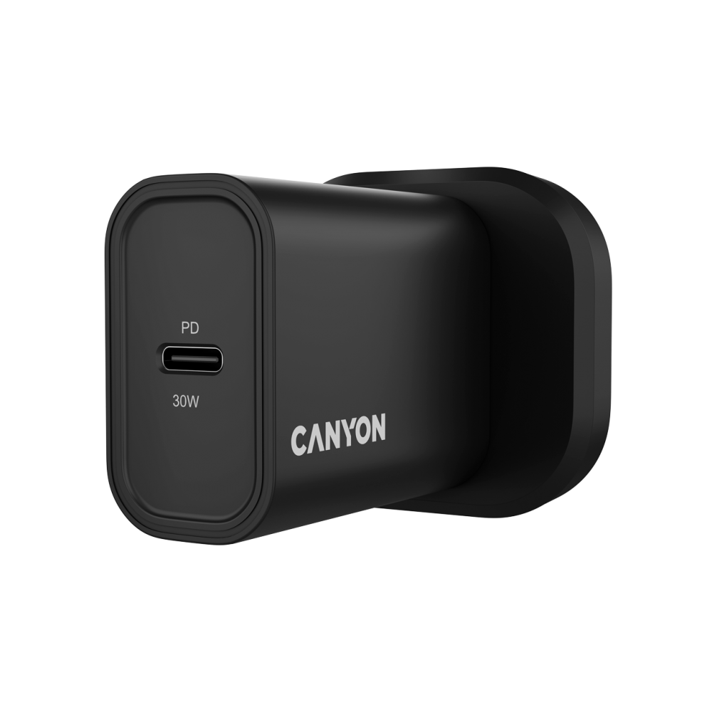 30W 1xPD Canyon 30CL Ladegerät schwarz für Mobiltelefone