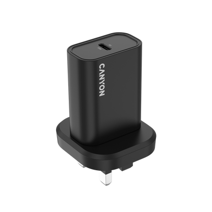 30W 1xPD Canyon 30CL Ladegerät schwarz für Mobiltelefone