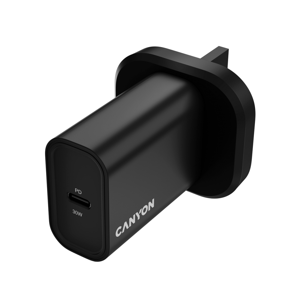 30W 1xPD Canyon 30CL Ladegerät schwarz für Mobiltelefone