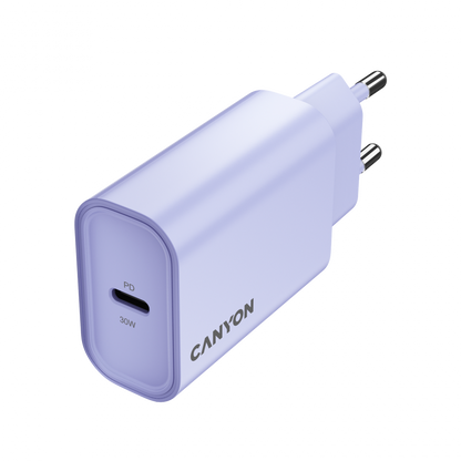 30W 1xPD EU Canyon OnCharge 30CL Mains Charger Purple