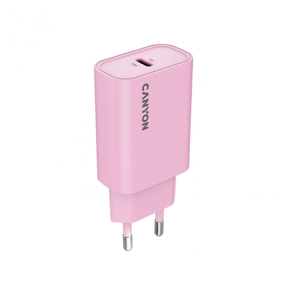 Ładowarka sieciowa 30W 1xPD EU Canyon 30CL różowy