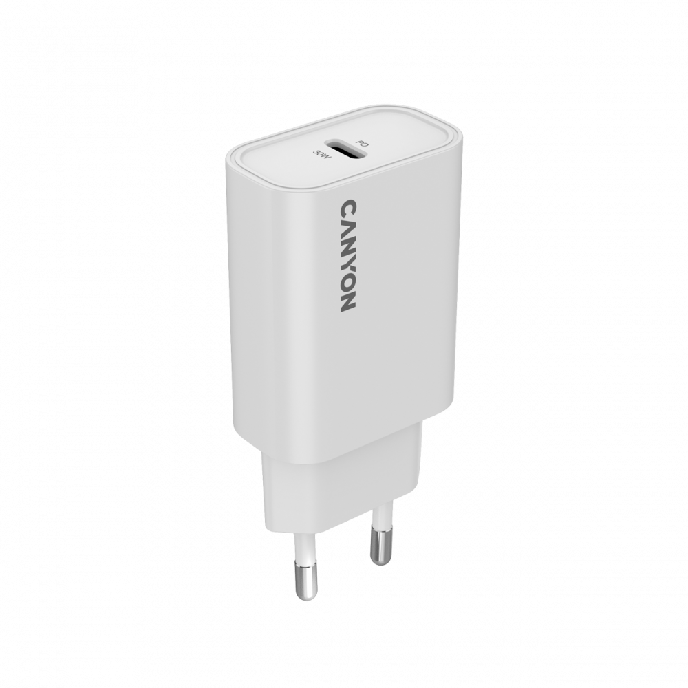Canyon 30W 1xPD Wall Charger 30CL White