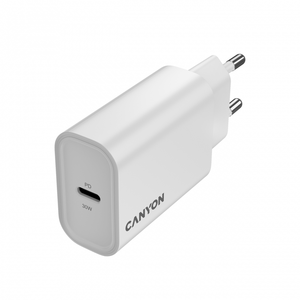Canyon 30W 1xPD Wall Charger 30CL White
