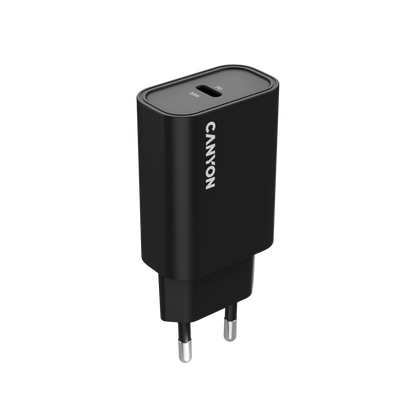 Wall charger 30W 1xPD EU Canyon 30CL black