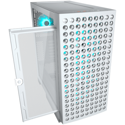 PC-Gehäuse COUGAR AIRFACE ECO RGB Midi-Tower weiß