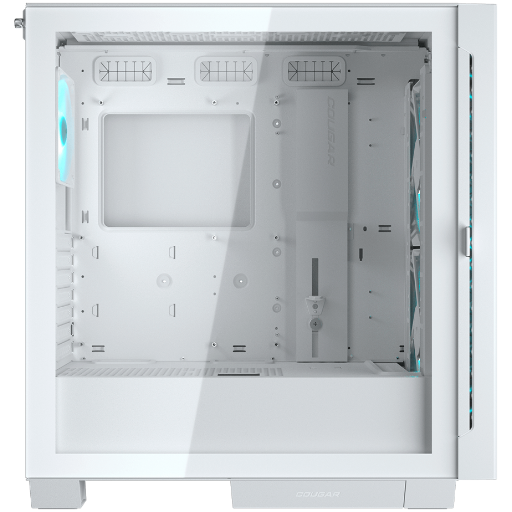PC-Gehäuse COUGAR AIRFACE ECO RGB Midi-Tower weiß
