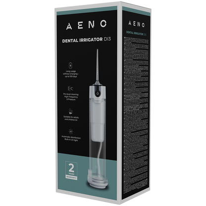 Aeno DI3 White Dental Irrigator 240ml 140 PSI 5 modes