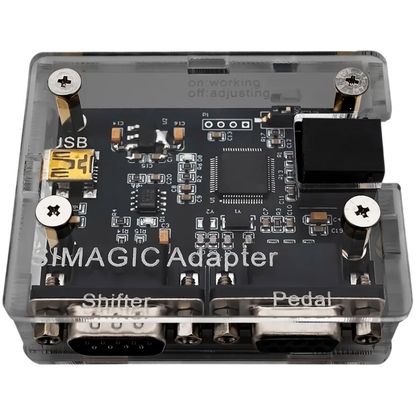 SIMAGIC Peripherals S472 USB-A to DB-9 Transparent Adapter
