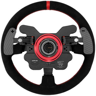 SIMAGIC Steering Wheel GT1 330mm R type QR70 suede magnetic paddles S210