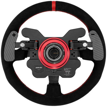 SIMAGIC Steering Wheel GT1 330mm R type QR70 suede magnetic paddles S210