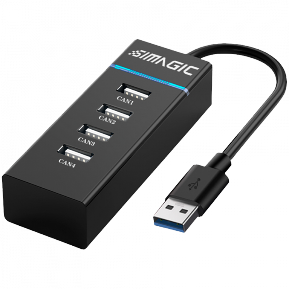 SIMAGIC S463 4-port USB Hub Black