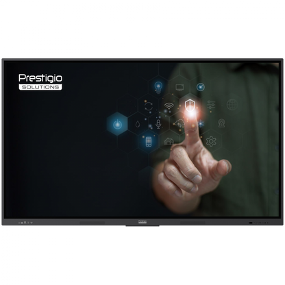 PRESTIGIO SOLUTIONS Multiboard 65" UHD 4K, Android 13, Dual Wi Fi