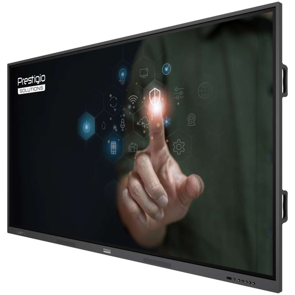 PRESTIGIO SOLUTIONS Multiboard 65" UHD 4K, Android 13, Dual Wi Fi