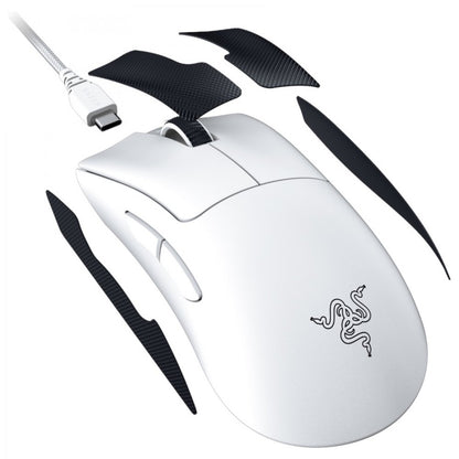RAZER Gaming-Maus DeathAdder V3 Pro Weiß Ergonomisch Kabellos